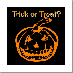 Trick or Treat, Pumpkin Halloween, Smiling Pumpkin Posters and Art